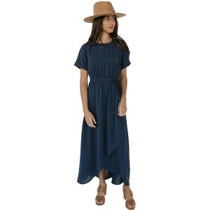 Roolee Taylor Jane Wrap Maxi Dress